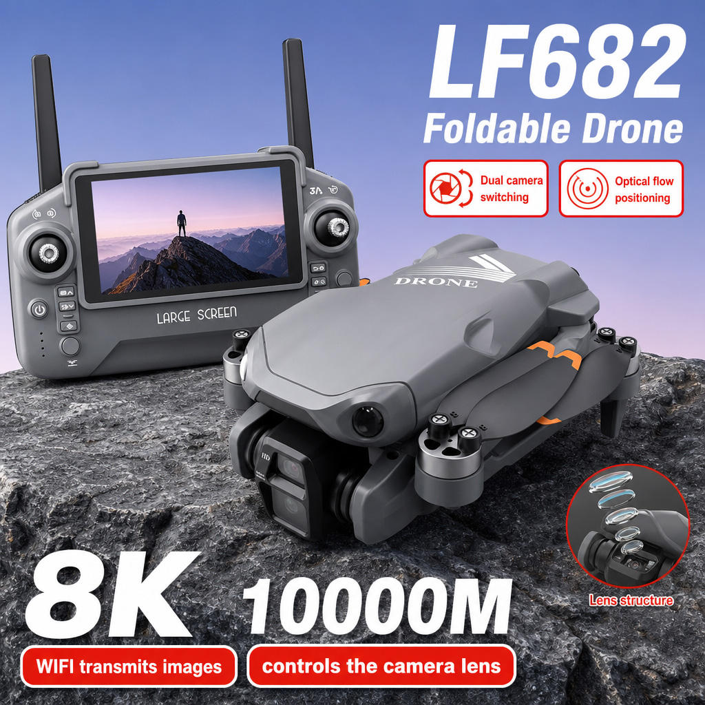 Drone Camera Mount - Дрон для аэрофотосъемки LF682 с двумя