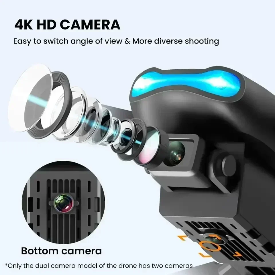 Новый E99Pro RC Drone 4K Profe – обзор и цена Drone Camera Wide Angle