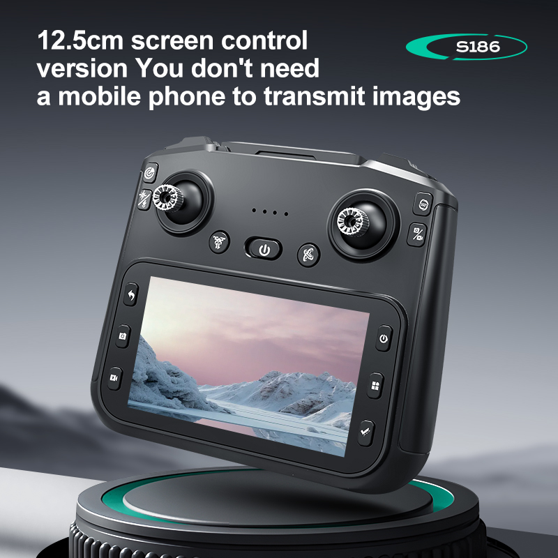 Дрон S186 2025 года, профессио – обзор и цена Drone Camera With Gimbal