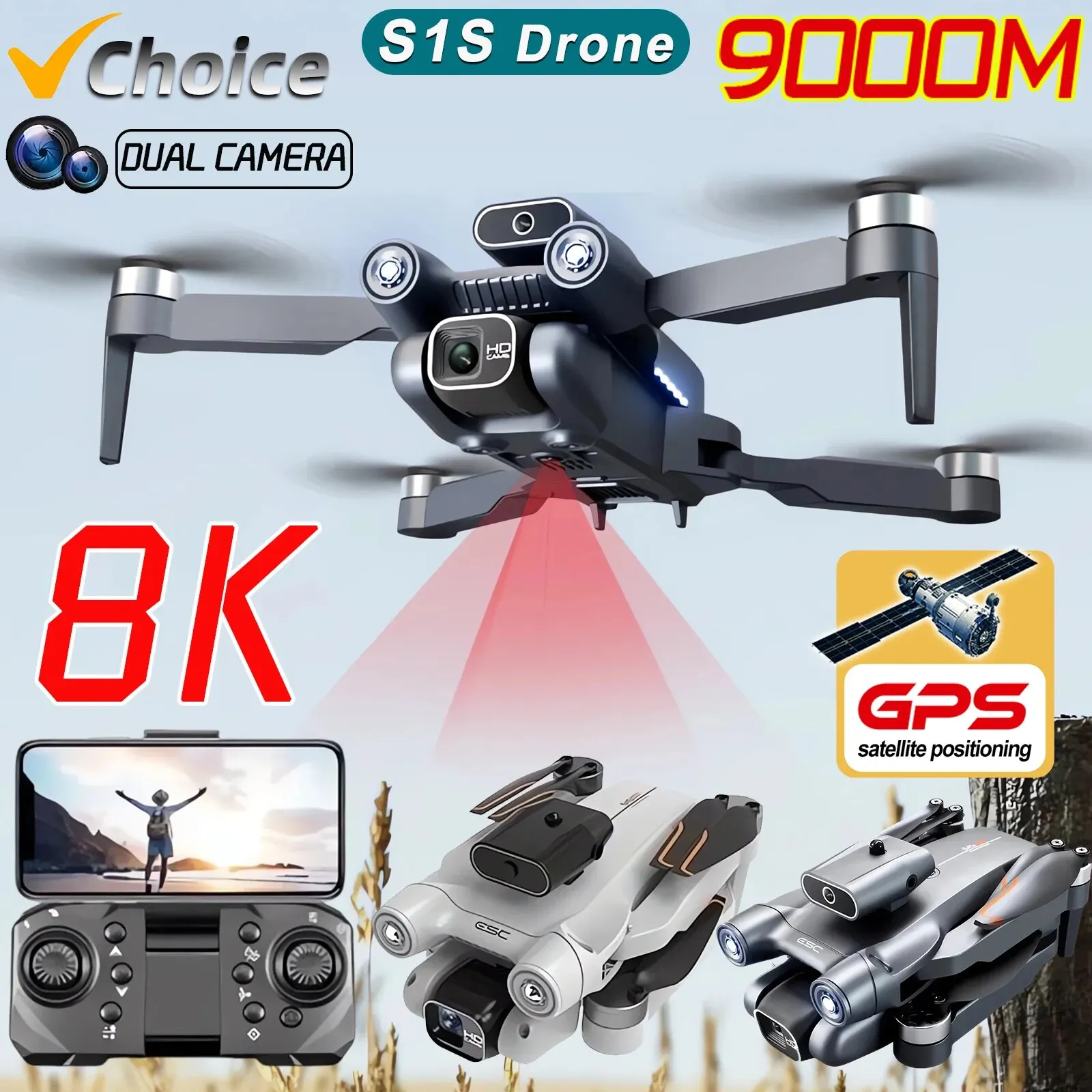 Новинка, камера для дрона S1S, – обзор и цена Drone Camera Mount
