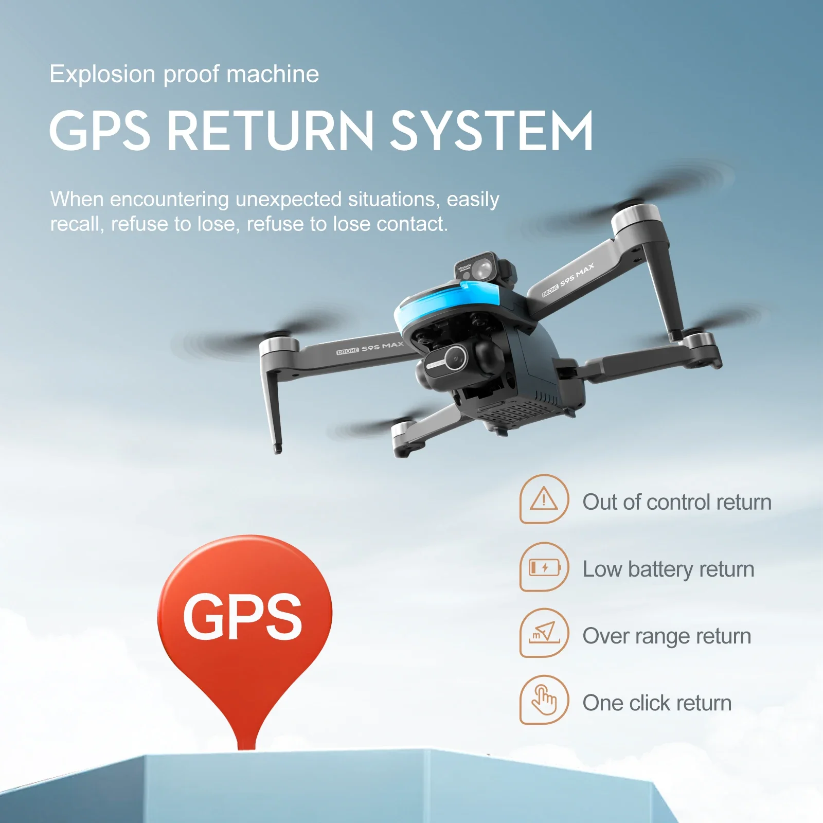 НОВЫЙ S9S MAX MINI Drone 4K 2- – обзор и цена Drone Camera With Gimbal